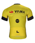 BONAVELO Kurzarm Radtrikot und Shorts - JUMBO-VISMA 2025 - Gelb/Schwarz