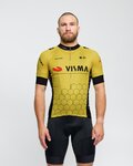 BONAVELO Kurzarm Fahrradtrikot - VISMA 2025 - Gelb/Schwarz