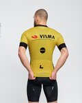 BONAVELO Kurzarm Fahrradtrikot - VISMA 2025 - Gelb/Schwarz