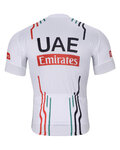 BONAVELO Kurzarm Radtrikot und Shorts - UAE 2024 - Schwarz/Weiß