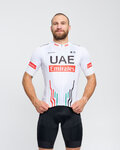 BONAVELO Kurzarm Fahrradtrikot - UAE 2024 - Weiß/Rot