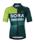 BONAVELO Kurzarm Fahrradtrikot - BORA 2024 KIDS - Grün/Hellgrün
