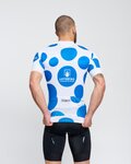 BONAVELO Kurzarm Fahrradtrikot - LA VUELTA - Weiß/Blau