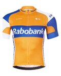 BONAVELO Kurzarm Fahrradtrikot - RABOBANK - Orange/Blau