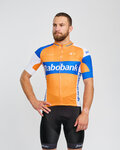 BONAVELO Kurzarm Fahrradtrikot - RABOBANK - Orange/Blau