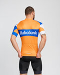BONAVELO Kurzarm Fahrradtrikot - RABOBANK - Orange/Blau