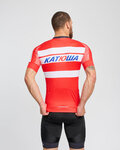 BONAVELO Kurzarm Fahrradtrikot - KATUSHA - Rot/Weiß