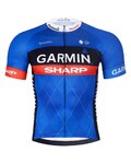 BONAVELO Kurzarm Fahrradtrikot - GARMIN SHARP - Blau/Schwarz