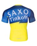 BONAVELO Kurzarm Fahrradtrikot - SAXO BANK TINKOFF - Blau/Gelb