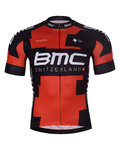 BONAVELO Kurzarm Fahrradtrikot - BMC - Rot/Schwarz