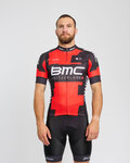 BONAVELO Kurzarm Fahrradtrikot - BMC - Rot/Schwarz