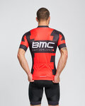 BONAVELO Kurzarm Fahrradtrikot - BMC - Rot/Schwarz