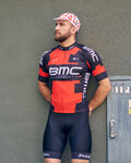 BONAVELO Kurzarm Fahrradtrikot - BMC - Rot/Schwarz