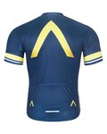BONAVELO Kurzarm Fahrradtrikot - AQUA BLUE - Blau/Gold
