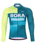 BONAVELO Langarm Fahrradtrikot für den Winter - BORA 2024 WINTER - Grün
