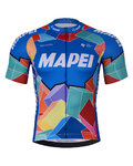 BONAVELO Kurzarm Fahrradtrikot - MAPEI - Blau/mehrfarbig