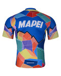 BONAVELO Kurzarm Fahrradtrikot - MAPEI - Blau/mehrfarbig