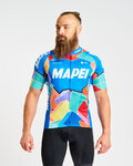 BONAVELO Kurzarm Fahrradtrikot - MAPEI - Blau/mehrfarbig