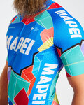 BONAVELO Kurzarm Fahrradtrikot - MAPEI - Blau/mehrfarbig