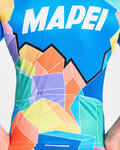 BONAVELO Kurzarm Fahrradtrikot - MAPEI - Blau/mehrfarbig