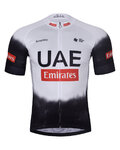BONAVELO Kurzarm Fahrradtrikot - UAE 2025 - Weiß/Schwarz
