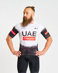 BONAVELO Kurzarm Fahrradtrikot - UAE 2025 - Weiß/Schwarz