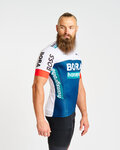 BONAVELO Kurzarm Fahrradtrikot - BORA 2025 - Blau/mehrfarbig