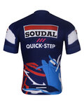 BONAVELO Kurzarm Fahrradtrikot - SOUDAL-QUICKSTEP 2025 - Blau/Weiß