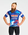 BONAVELO Kurzarm Fahrradtrikot - SOUDAL-QUICKSTEP 2025 - Blau/Weiß