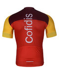 BONAVELO Kurzarm Fahrradtrikot - COFIDIS 2026 - Rot/Gelb