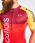 BONAVELO Kurzarm Fahrradtrikot - COFIDIS 2026 - Rot/Gelb