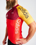 BONAVELO Kurzarm Fahrradtrikot - COFIDIS 2026 - Rot/Gelb