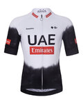 BONAVELO Kurzarm Fahrradtrikot - UAE KID 2025 - Weiß/Schwarz