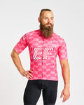 BONAVELO Kurzarm Fahrradtrikot - EDUCATION FIRST 2025 - Rosa
