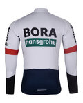 BONAVELO Langarm Fahrradtrikot für den Winter - BORA 2025 WINTER - Blau/Weiß