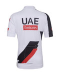 BONAVELO Kurzarm Fahrradtrikot - UAE 2026 - Weiß/Schwarz/Rot