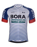 BONAVELO Kurzarm Fahrradtrikot - BORA 2026 - Weiß/mehrfarbig