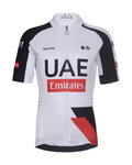 BONAVELO Kurzarm Fahrradtrikot - UAE KID 2026 - Weiß/Schwarz/Rot