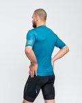 HOLOKOLO Kurzarm Fahrradtrikot - VICTORIOUS GOLD ELITE - Türkis