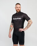 HOLOKOLO Kurzarm Fahrradtrikot - GEAR UP - Schwarz