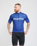 HOLOKOLO Kurzarm Fahrradtrikot - GEAR UP - Blau