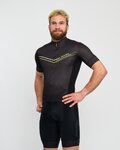 HOLOKOLO Kurzarm Fahrradtrikot - LEVEL UP - Schwarz