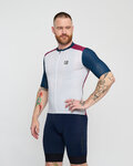 HOLOKOLO Kurzarm Fahrradtrikot - TECHNICAL  - bordeaux/Grau