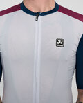 HOLOKOLO Kurzarm Fahrradtrikot - TECHNICAL  - bordeaux/Grau