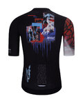 HOLOKOLO Kurzarm Fahrradtrikot - SKETCH - Schwarz/Rot