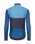 HOLOKOLO Langarm Fahrradtrikot für den Winter - STRIPES WINTER - Blau