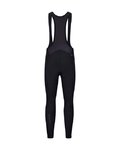 HOLOKOLO Lange Fahrradhose mit Trägern - ELITE WINTER - Schwarz