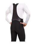 HOLOKOLO Lange Fahrradhose mit Trägern - ELITE WINTER - Schwarz