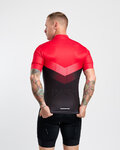 HOLOKOLO Kurzarm Fahrradtrikot - ARROW II - Rot/Schwarz