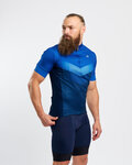 HOLOKOLO Kurzarm Fahrradtrikot - ARROW II - Blau
